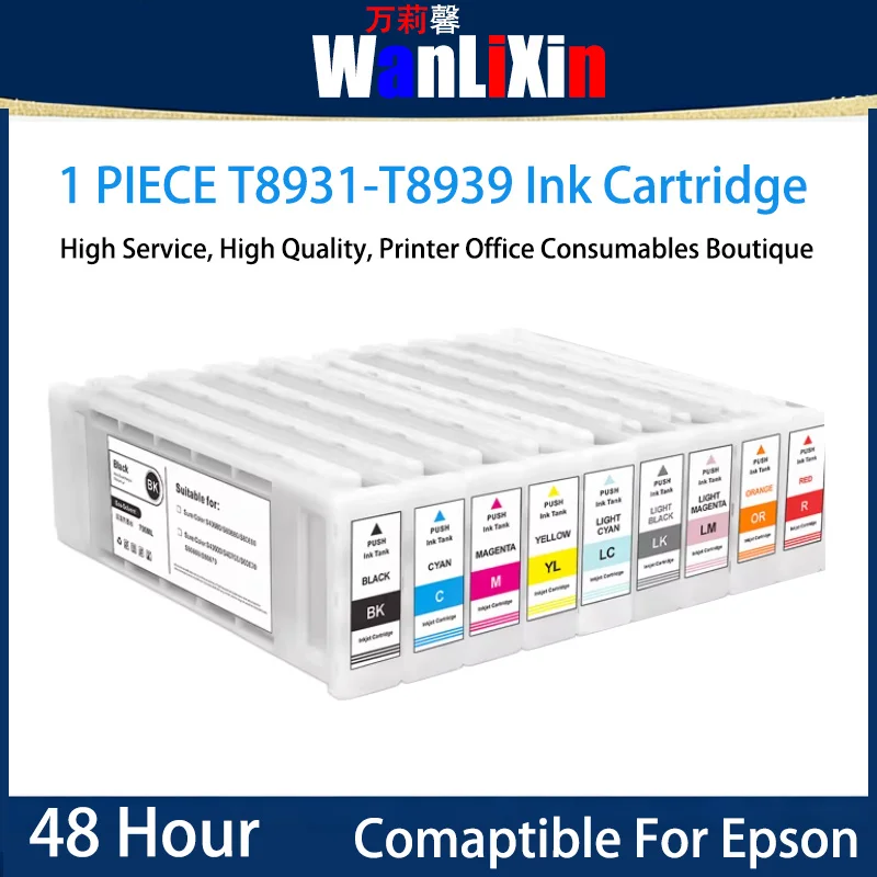 

1 шт. картридж с чернилами T8931-T8939, совместимый с принтерами Epson SC-S40680, S60680, S80680