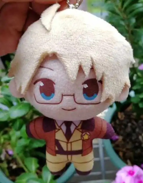 Gorący 10cm Axis Powers Worlds Stars Pluszowy Brelok Lalka Hetalia Arthur Kirkland Alfred F Jones Wang Yao Breloczek Rekwizyty Cosplay Prezent