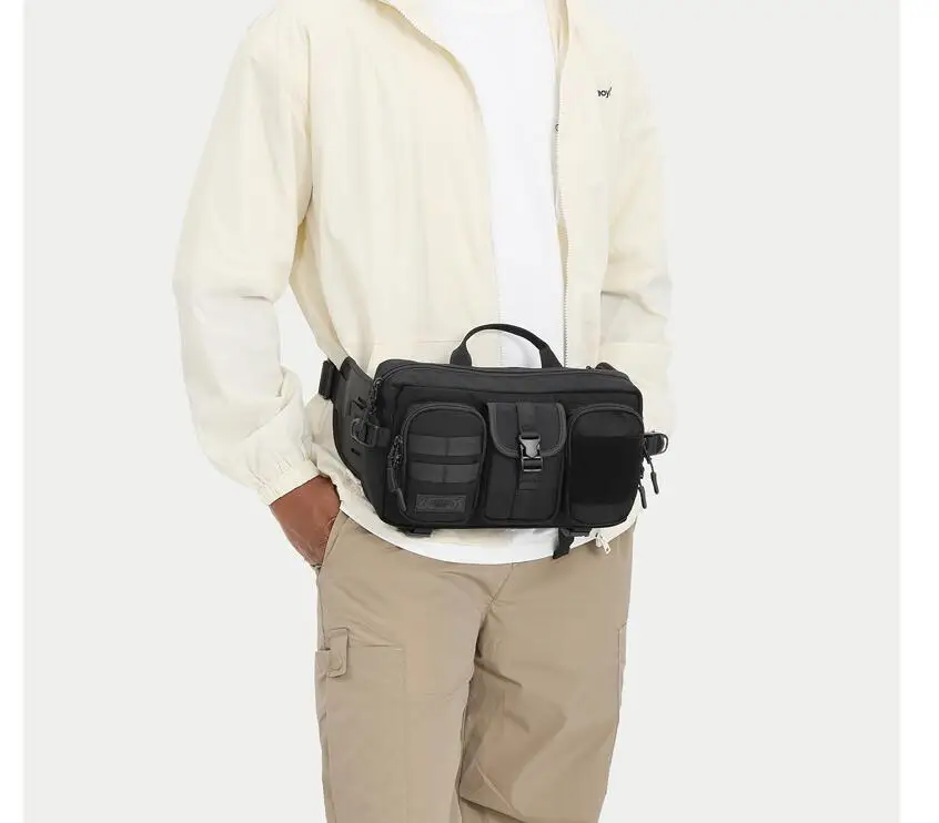 

Мужская водонепроницаемая дорожная сумка, военные спортивные сумки, мужская сумка на ремне, тактический рюкзак на ремне, противоугонная сумка через плечо