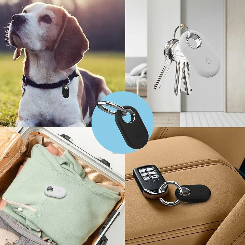 Silicone Cover for Samsung Galaxy SmartTag2 Locator Case Pet Waterproof Protective Cover Anti-lost Keychain Protect Sleeve