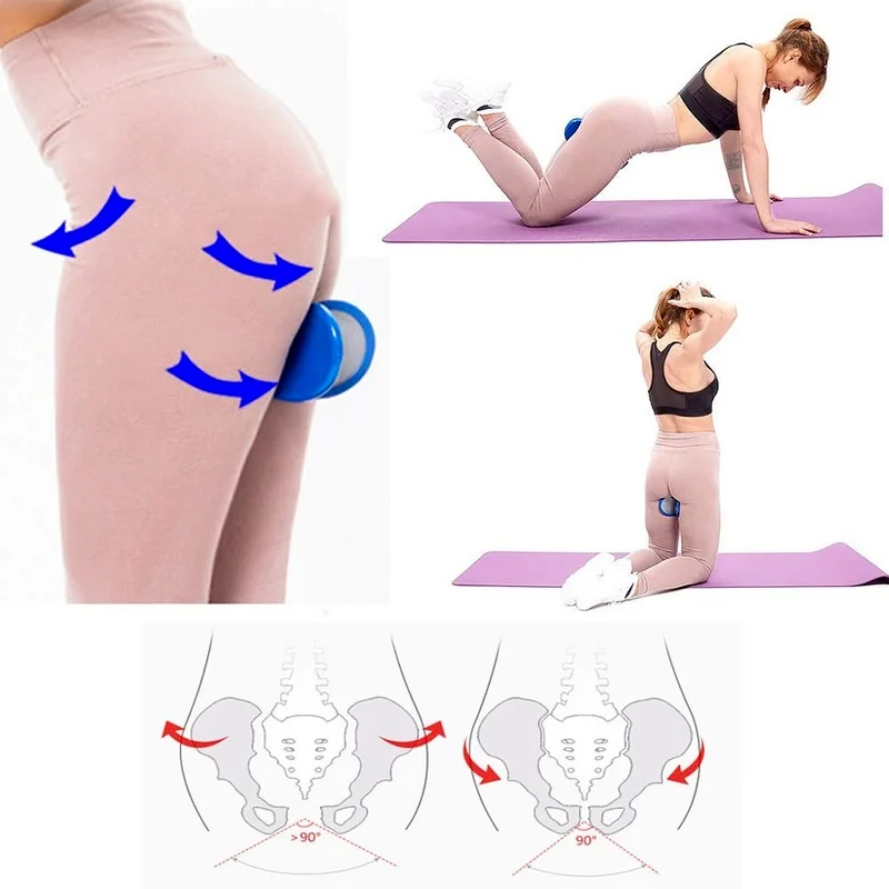 Hip Trainer Pelvic Foor Exerciser Control Device Correction Buttocks Equipment Fitness Bodybuilding Sexy Bladder  exercise