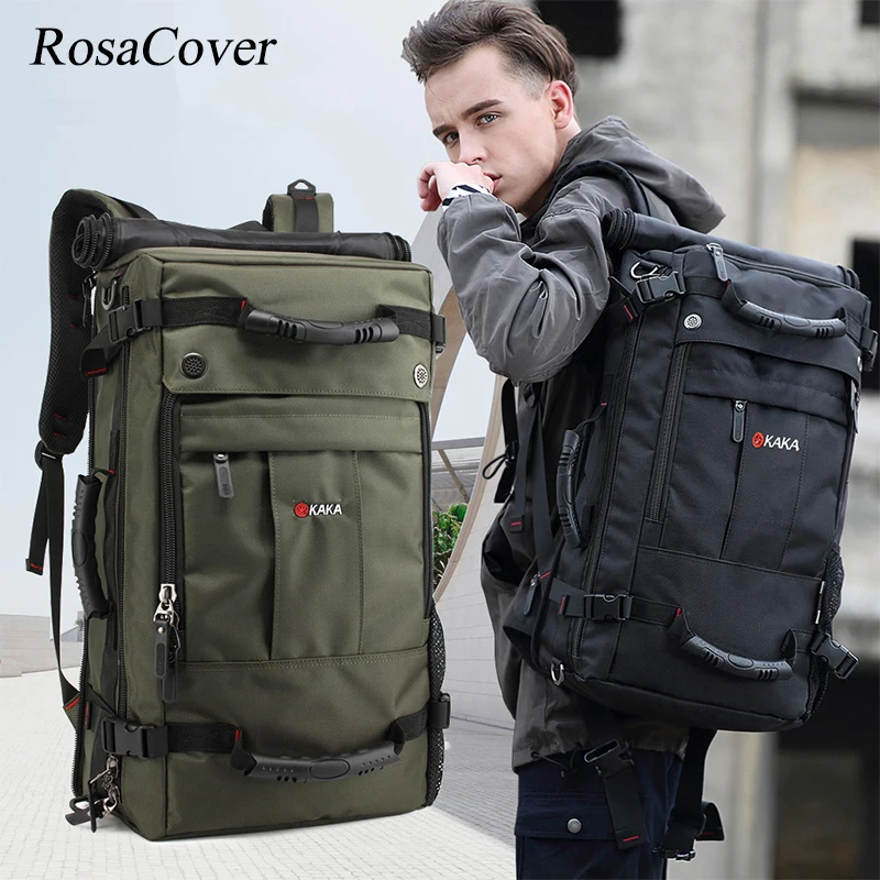 

Backpacks Male Outdoor Luggage Bag Laptop Bag 17inch Waterproof Travel Men Women Multifunction Large-capacity Duffel Bag Mochila