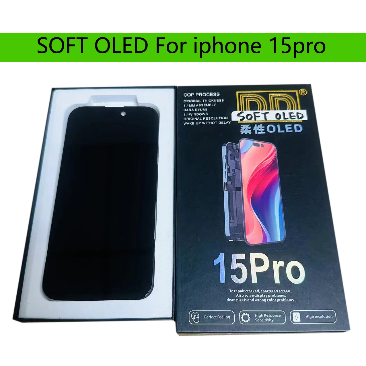SOFT OLED LCD Display Pantalla Replacement For iPhone 16E 16 15