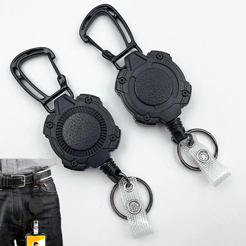 حامل شارة قابل للسحب، حامل بطاقة الهوية بسلسلة مفاتيح شديدة التحمل مع بكرة شارة قابلة للسحب