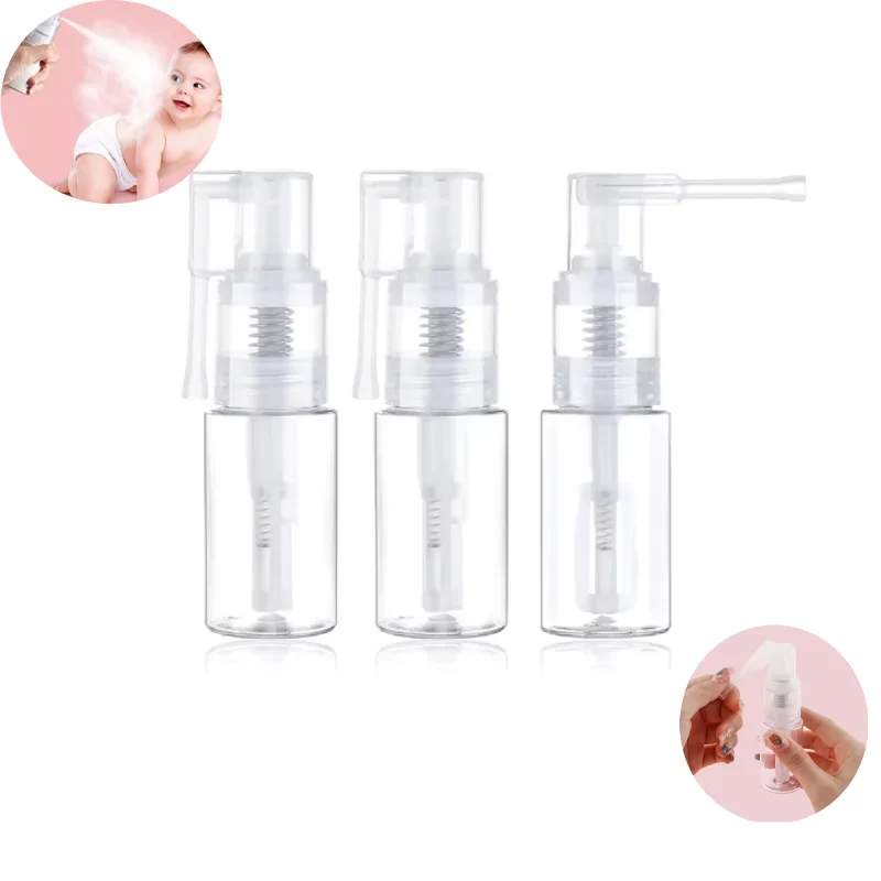 

20Pcs 18ml/35ml/110ml/200ml Glitter Duster Sprayer Transparent Craft Glitter Spray-Bottle Empty Multi-Purpose Empty Plastic