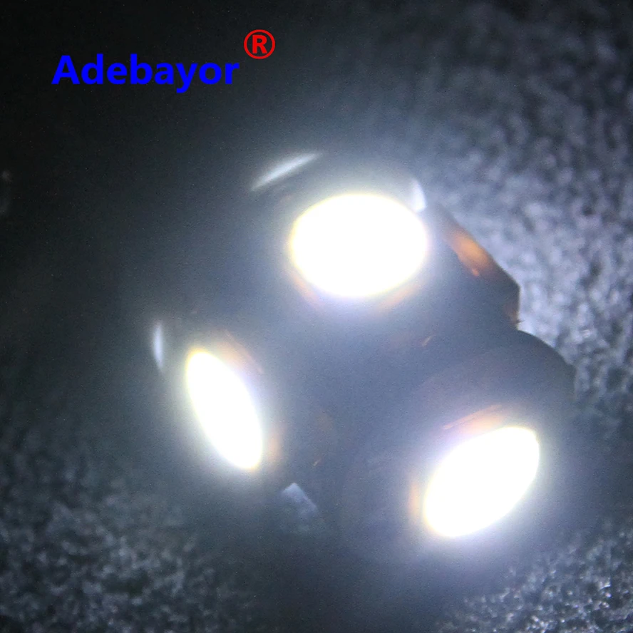 100 قطعة T11 DC12v BA9S 5 SMD 5050 LED مصابيح كهربائية 5SMD T4W مؤشرات السيارات ضوء لمبة الداخلية إسفين مصباح #6