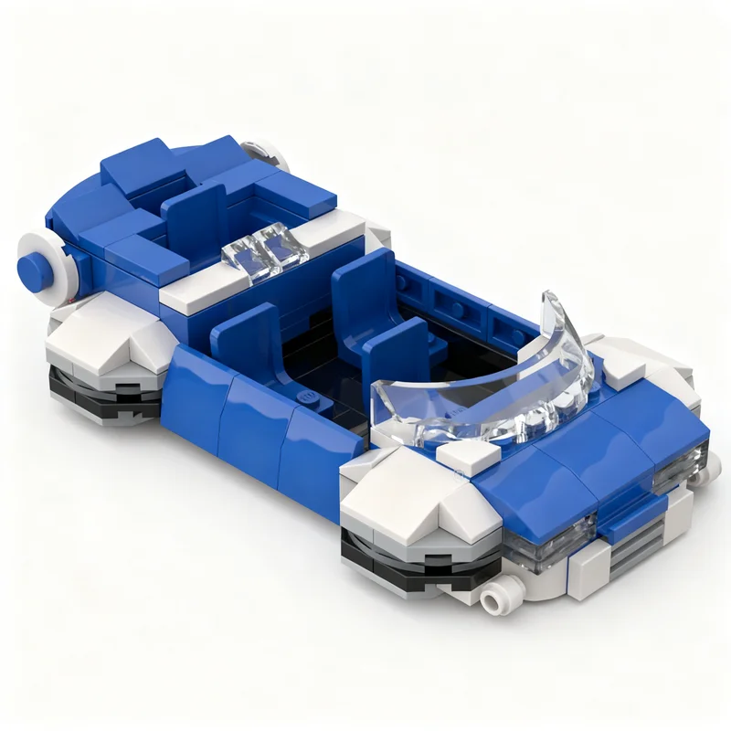 189-個-moc-ファンタスティックカーモデルビルディングブロックおもちゃ建設クリスマスギフト誕生日子供の創造的なアイデア教育組み立て