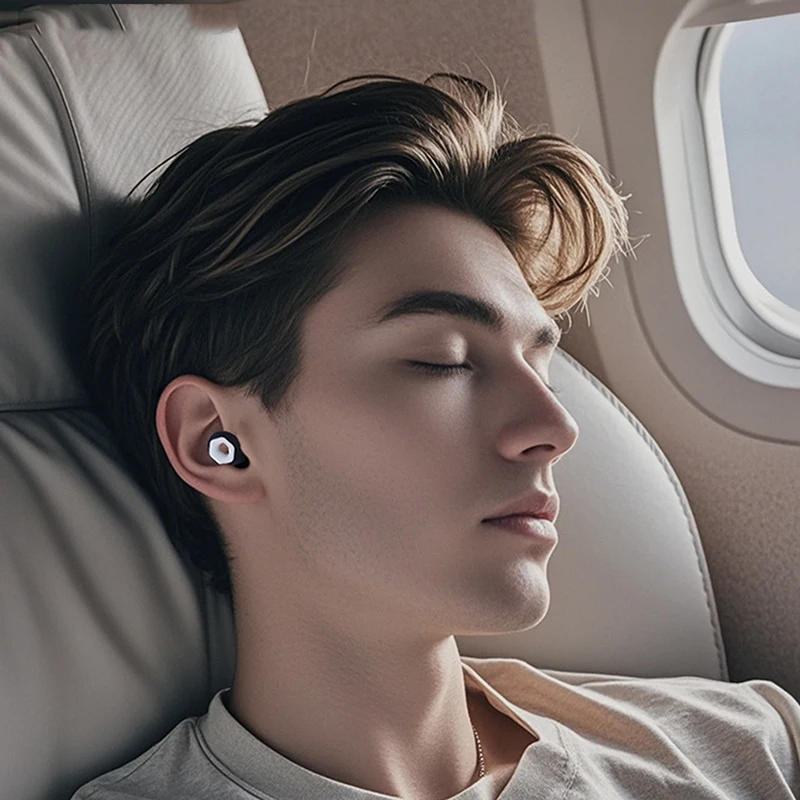 1 Pasang Penyumbat Telinga Pengurang Kebisingan Penyumbat Telinga Silikon Anti Kebisingan Membatalkan Penyumbat Telinga Kedap Suara Pelindung Telinga Lembut Berenang Tahan Air