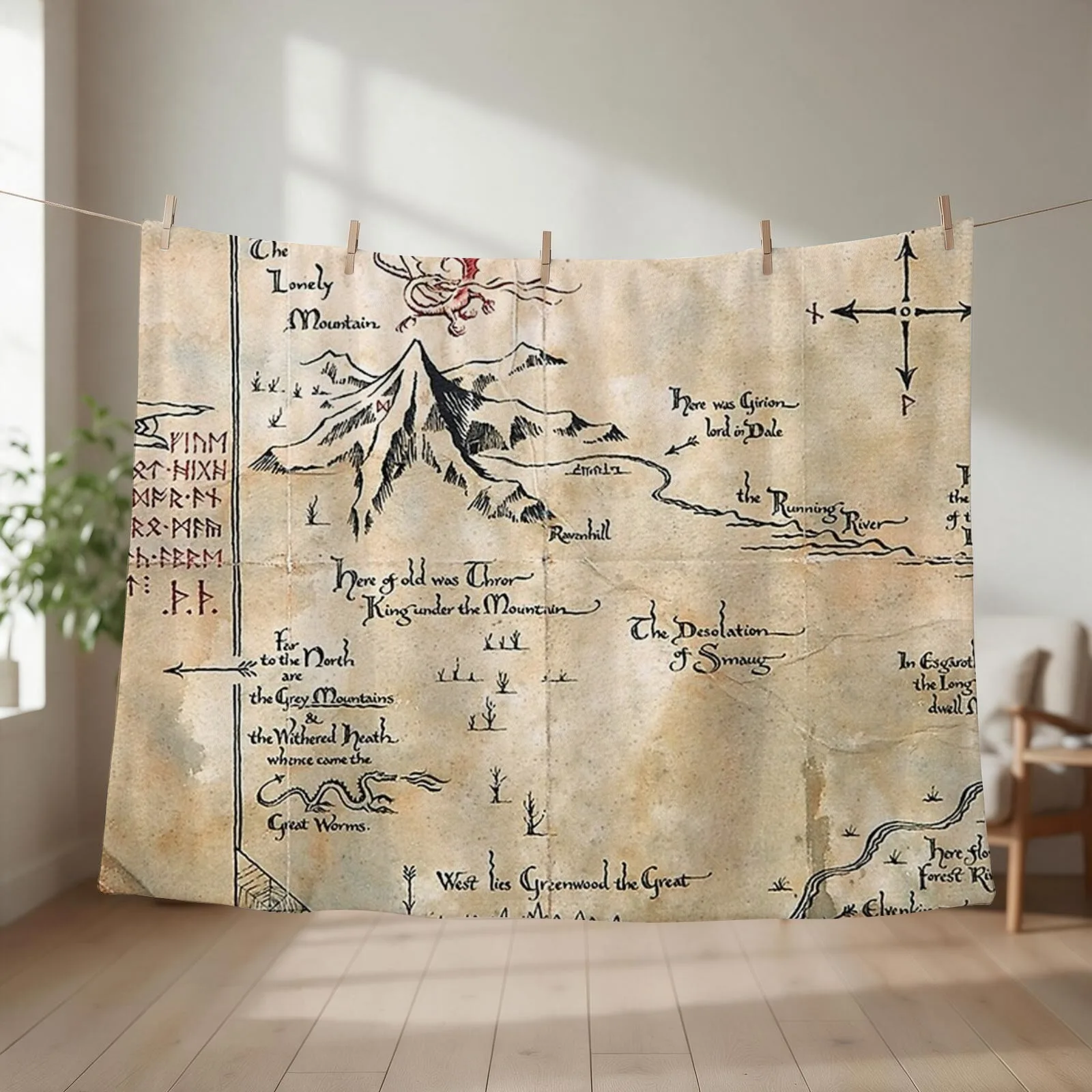 the road maps Throw Blanket Luxury Brand Nap warm winter Stuffeds Blankets