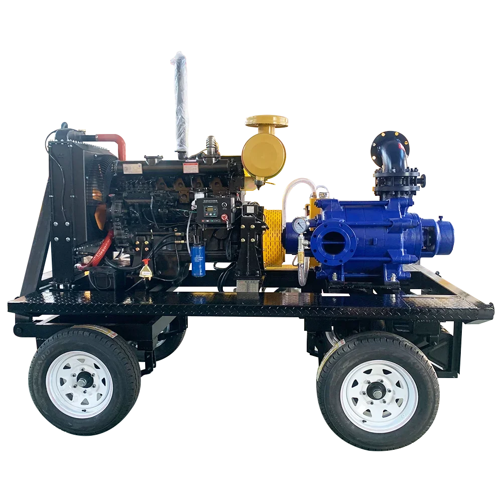 Non-clogging Self-priming Fire Engine Pump with Intelligent Control System