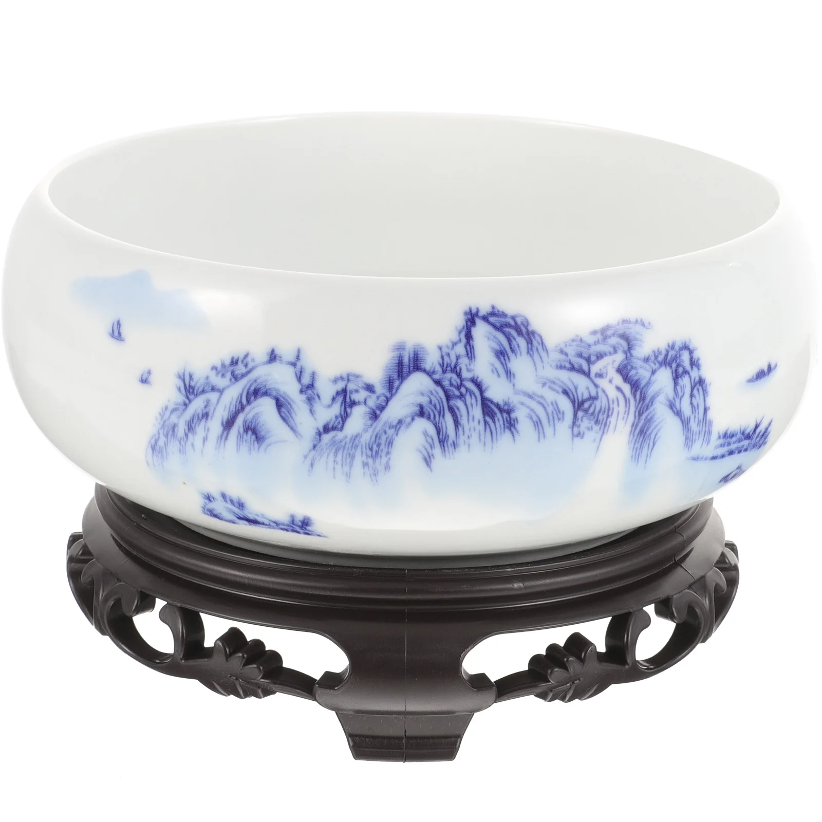 

1Set Small Ceramic Succulent Planter Pot Water Propagation Planter Decorative Garden Bonsai Container for Home Office Desktop