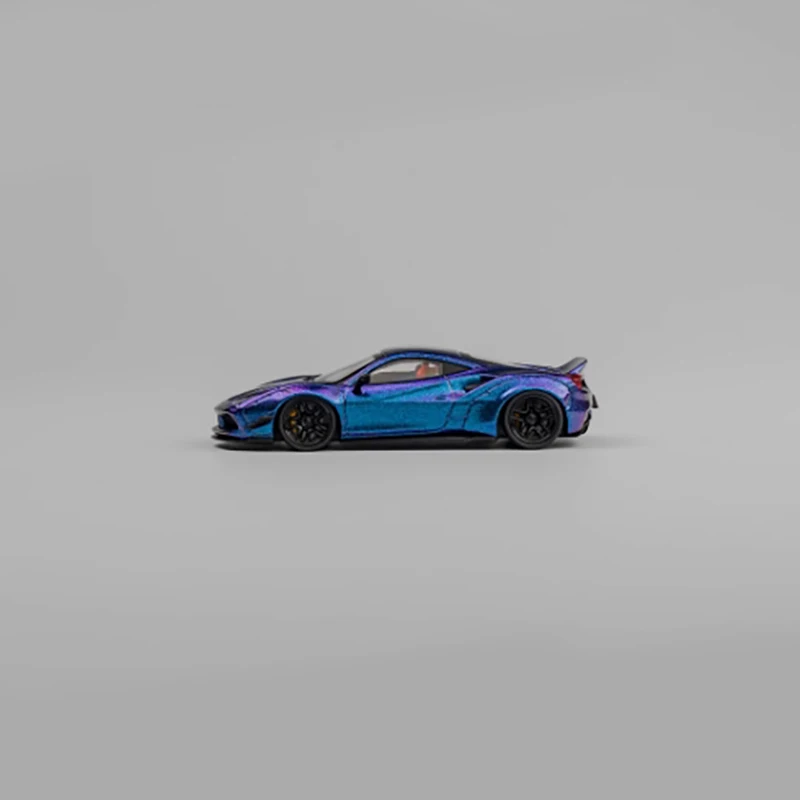 ダイキャスト 1:64 スケール LBWK 488 LB488 シミュレーション合金車モデル静的ディスプレイグッズおもちゃギフトお土産装飾飾り