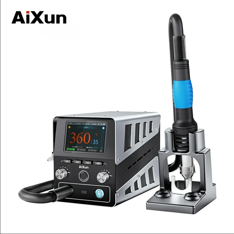 

Aixun H314 Hot Air Gun 1400W HIgh Power Desoldering Station For Motherboard PCB IC Chip Disassembly Welding Repair Tool