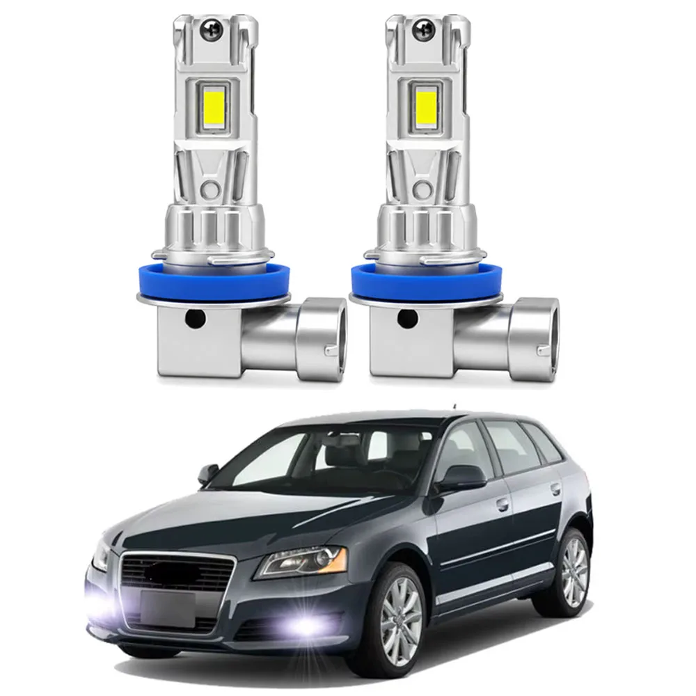 

2Pcs LED Fog Lamp Bulbs For Audi A3 8P 2009 2010 2011 2012 2013 White Fog Lamp Canbus