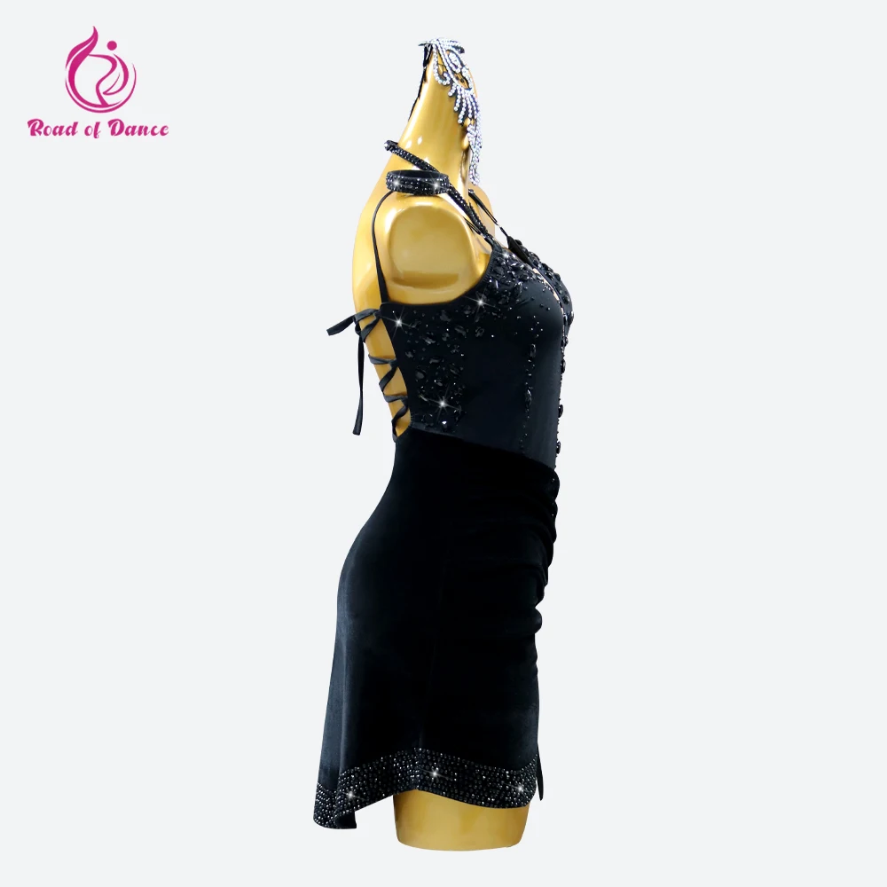 2026 New Latin Dance Stage Costume Woman Party Dress Cabaret Girls Sexy Short Clothes Elegant Ballroom Practice Outfit Dancewear