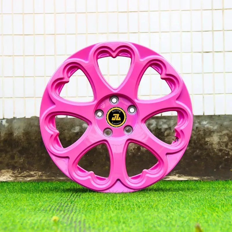 Custom pink 1-piece Forged Wheel Custom Size Rim 17 18 19 20 21 22 24 26 Inch Aluminum Alloy Wheels for Passenger Car CR7 B6