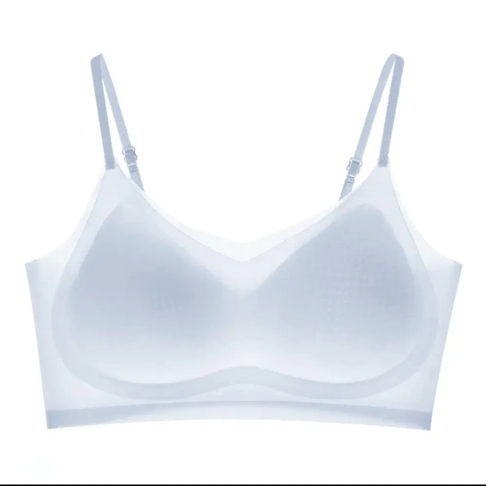 Lingerie Close-fitting Seamless Bra Shockproof Beautiful Back Wireless Deep V Bra Anti-sagging Ultra Thin Underwear Running