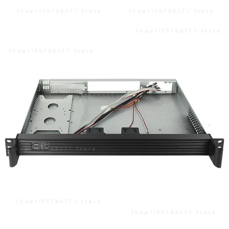19-Inch standard rack-mounted 1U industrial computer short 250 deep server ITX small chassis view 2