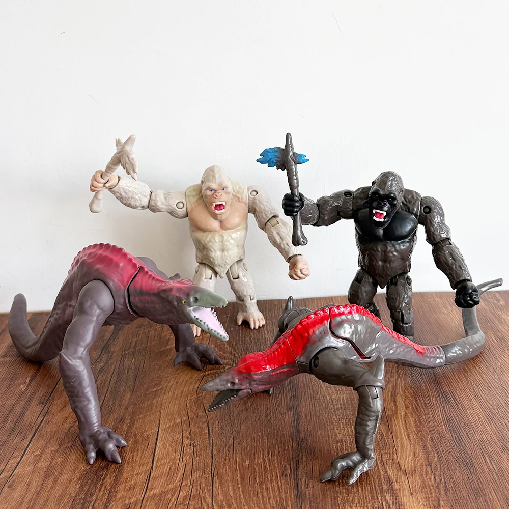 Godzilla Vs King Kong figura de monstruo cráneo isla Skullcrawler colección escala modelo Kingkong juguetes regalo