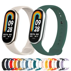 Silikon armband für mi Band 9 8 Riemen 8 nfc Zubehör Sport Gummi Smartwatch Armband Gürtel Correa Xiaomi Miband 8 9 Riemen