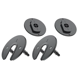 2pcs Universal Tablet Wall Mount Adjustable 90 Degrees Rotating Laptop Router Holder Fit ForIMac /Kindle/e-Reader Bracket