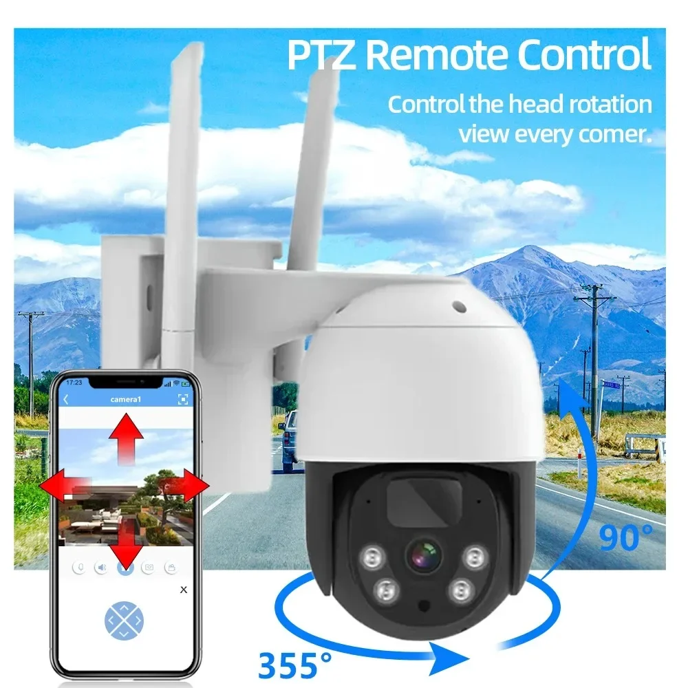 Kit de cámara inalámbrica alimentada por energía Solar, Monitor LCD de 10 canales, 12,5 pulgadas, WiFi, NVR, 5MP, acceso remoto, batería integrada, red de bajo consumo de energía