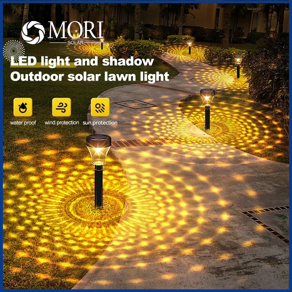 

Landscaping Decorative Path Decking Lights 0.2W Modern Solar Garden Lights Outdoor Waterproof Standing Led Lamps