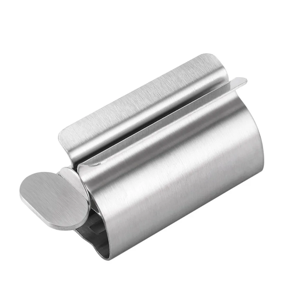 1 Stück Edelstahl-Wringer-Roller, drehbarer Spender für Salben, Kosmetik, Badezimmerzubehör, Zahnpasta-Quetscher, Tubenroller