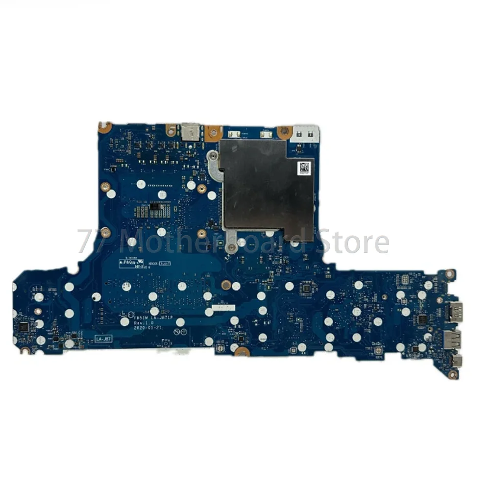 Laptop Motherboard FH51M LA-J871P For Acer AN517-52 AN515-55 With CPU i5-10300H i7-10750H GPU GTX1650 GTX1650Ti 4G 100% Tested