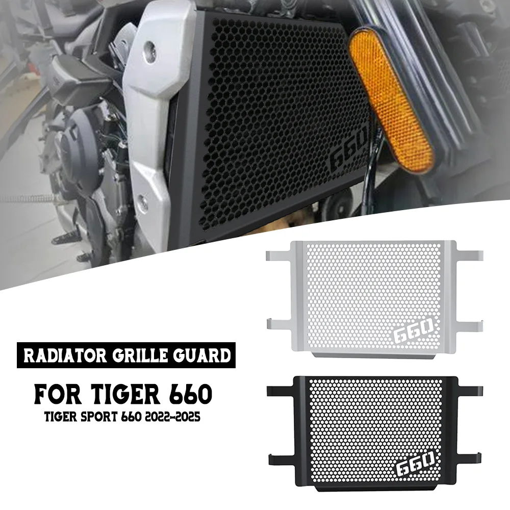 

Motorcycle Accessories Radiator Guard Grille Cover Oil Cooled Guard Protector For Tiger 660 Tiger Sport 660 2022 2023 2024 2025