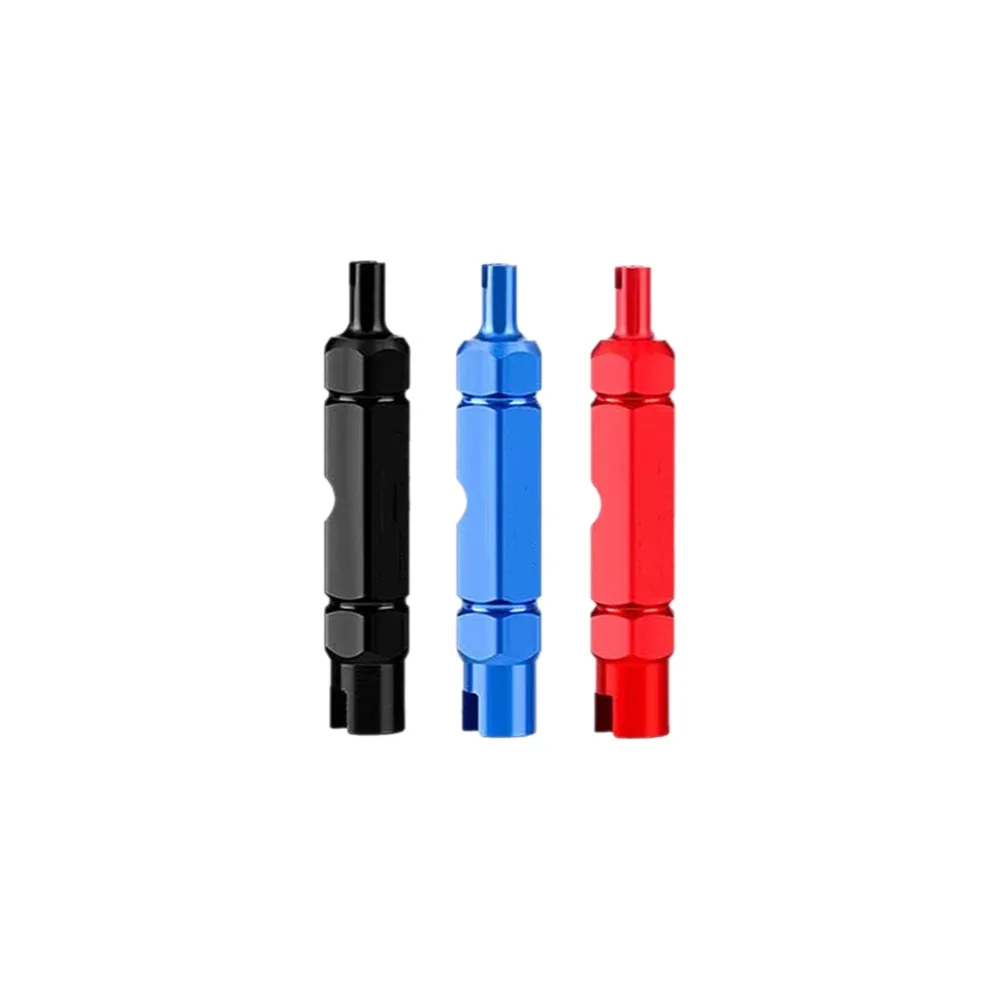 AliExpress GEETHA 3-in-1 Bike Multifunctional Valve Core Remover Tool Wrench Spanner For Bicycle Schrader and Presta Valve Extender