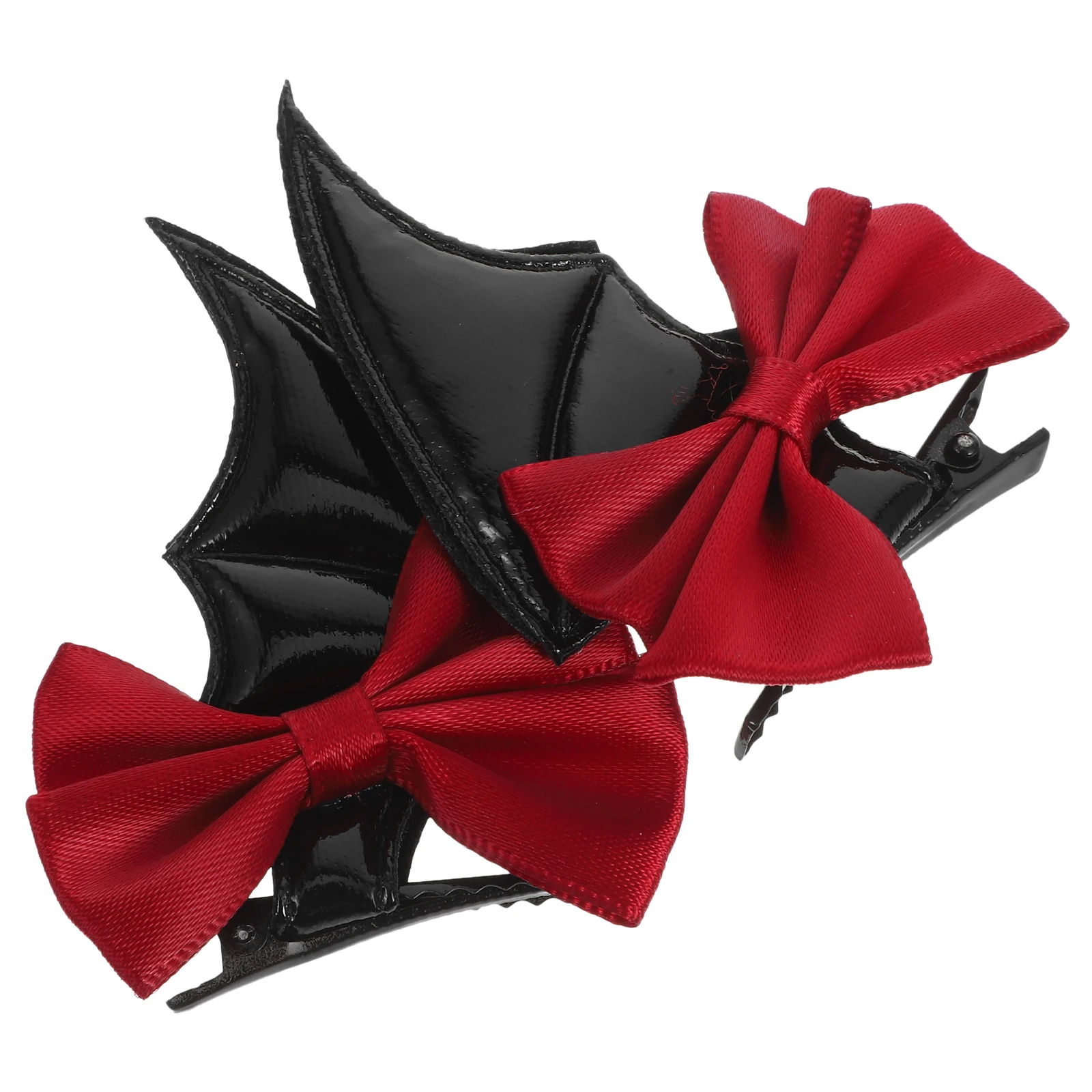 

2Pcs Bat Wing Hair Clips Elegant Bow Themed Cute Barrettes for Girls Toddler Small Accessories Halloween