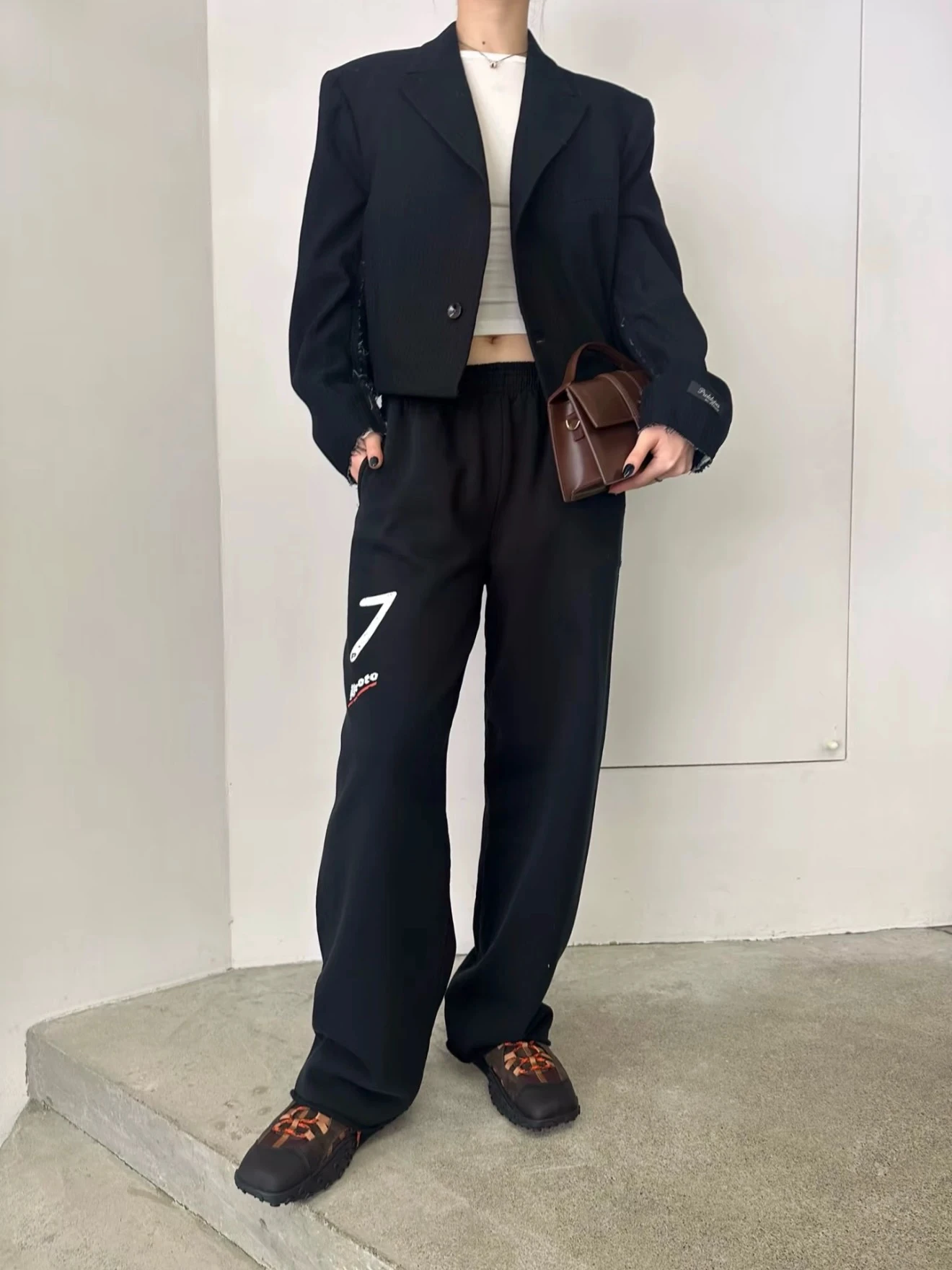 

Спортивные брюки свободного кроя с принтом, прямые штаны, повседневные джоггеры с надписью Digital 7, хлопковые брюки с высокой талией для молодежи