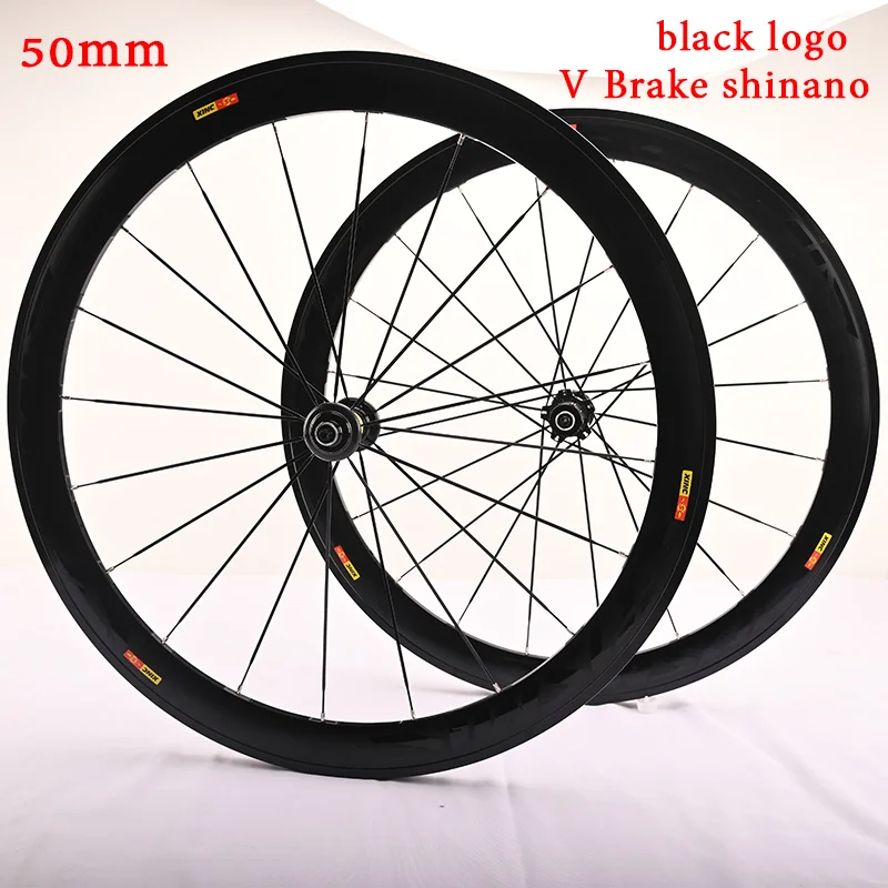 Koła do roweru szosowego Superlight 700 C 40/50mm, aluminiowe obręcze typu clincher, oś przelotowa, hamulce tarczowe Center Lock, zestaw kół rowerowych Elite.