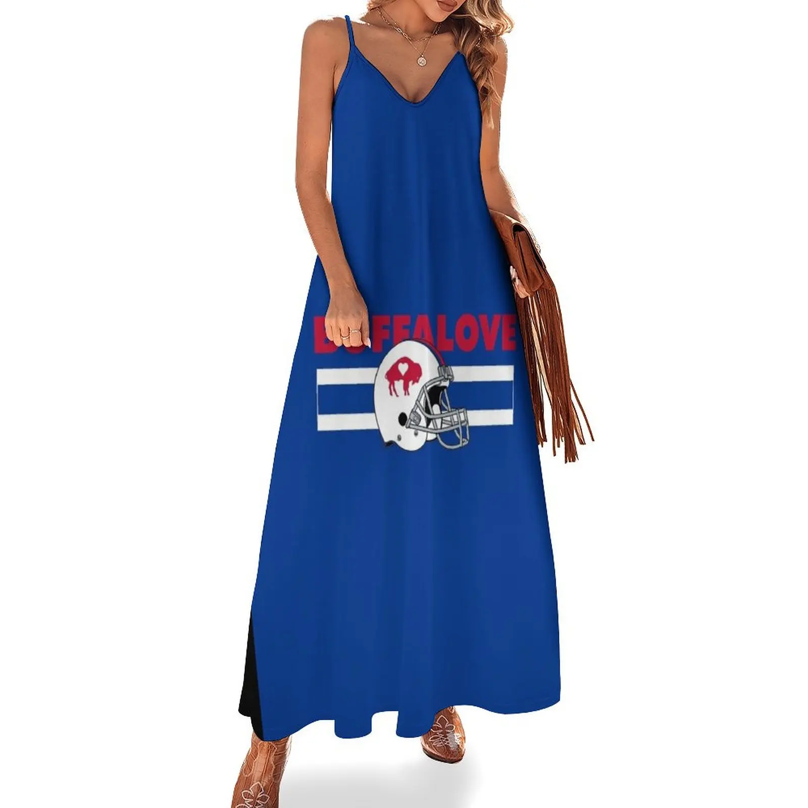 

let's go buffalo Sleeveless Dress fairy dress dresses korean style