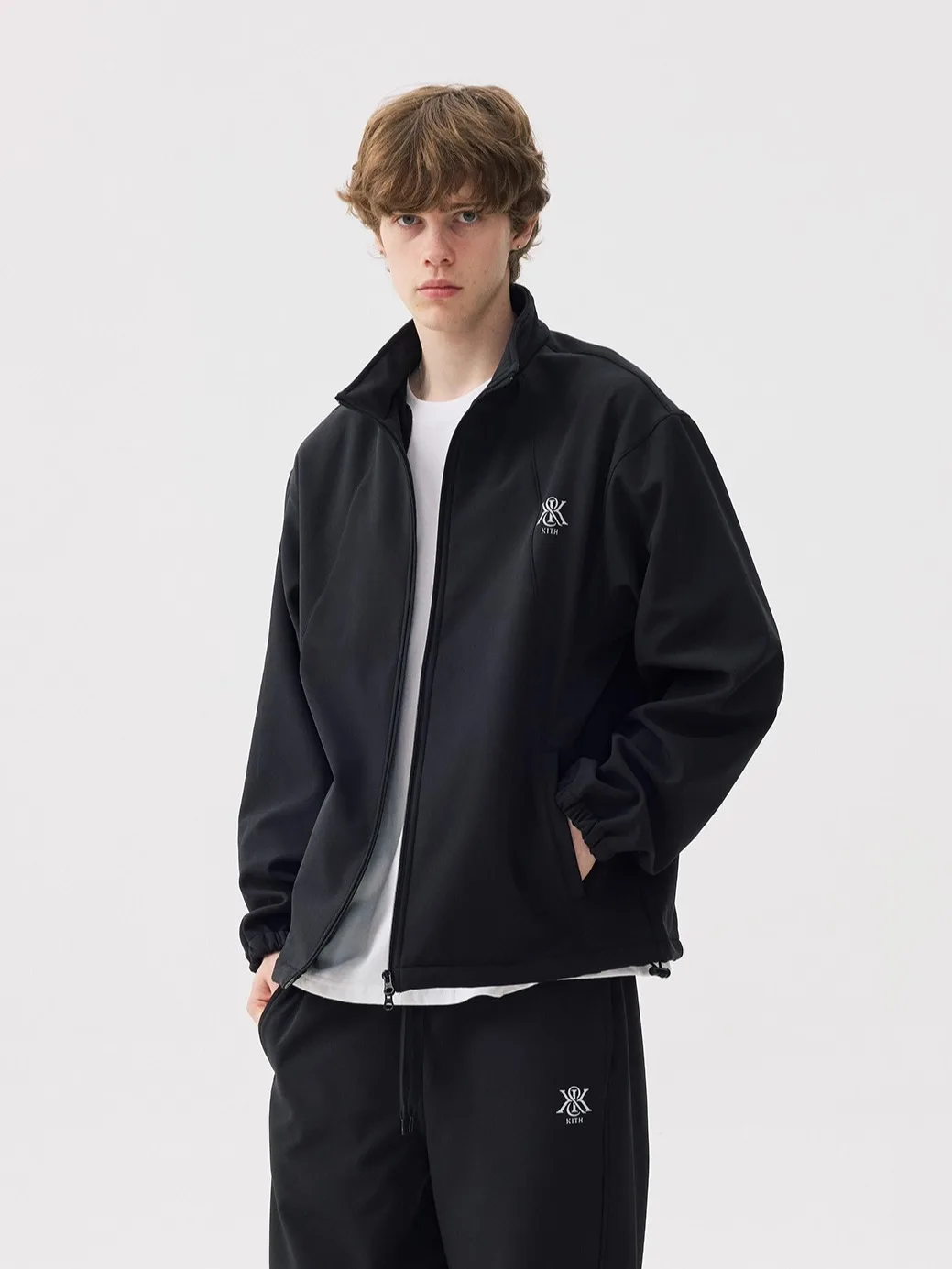 

Men's Autumn Winter Fleece Lined Zipper Embroidered Functional Jacket Sporty Training Outerwear Casual Outdoor Clothing
