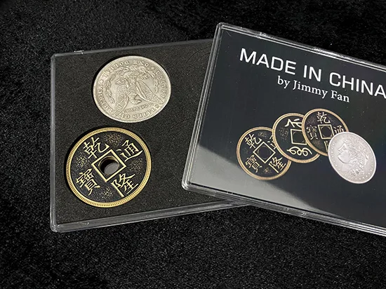 صنع في الصين بواسطة جيمي فان ماجيا ماجي السحرة الدعائم عن قرب أوهام عملة خدع سحرية حيل ألعاب الحفلات