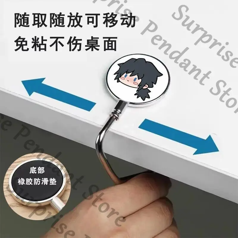 Demon Slayer Anime ambitus student by the table Tokitou Muichirou Tomioka Giyuu Iguro Obanai schoolbag hook