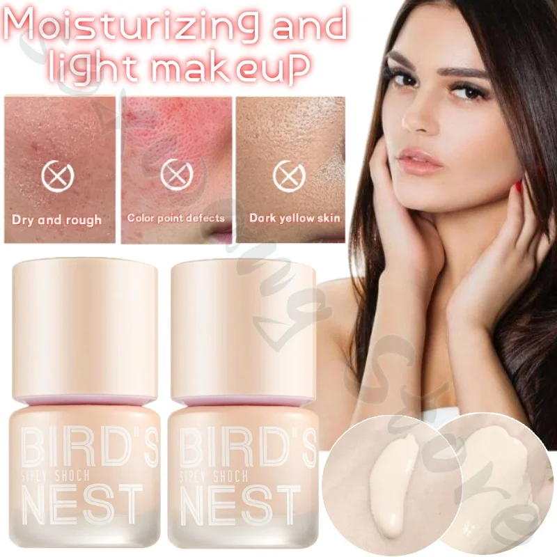 

Long-lasting makeup foundation, delicate and moisturizing, non-sticky, moisturizing, light and not easy to remove makeup 10ml