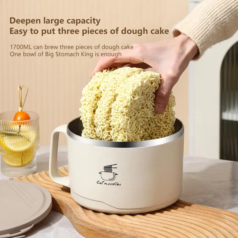 ชามบะหมี่สแตนเลสขนาดใหญ่พร้อมฝ - Dim Sum Basket บทวิจารณ์และราคา