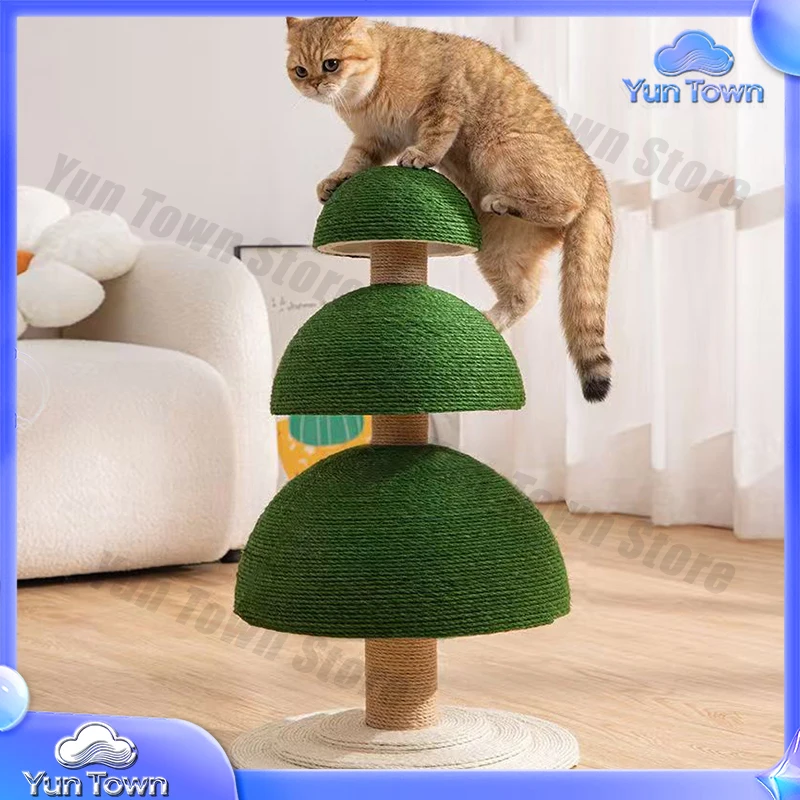Customized Cat Tree & Scratcher Sisal Pet Cat Climbing Pole by Furniture Manufacturer