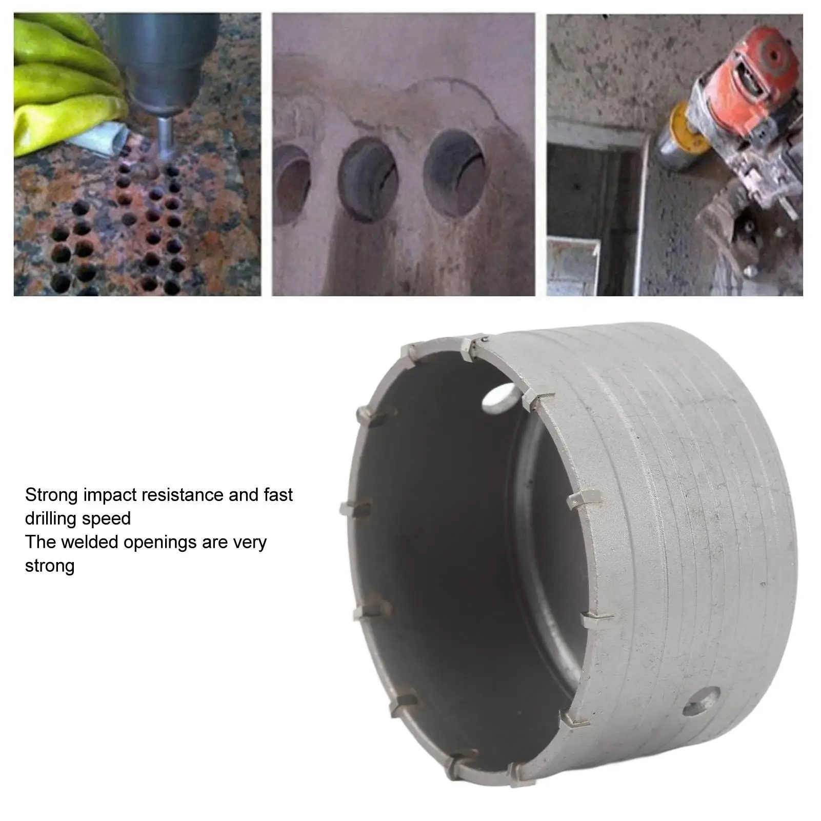 Broca oca de carboneto de serra de parede de martelo elétrico para corte e perfuração em concreto e alvenaria