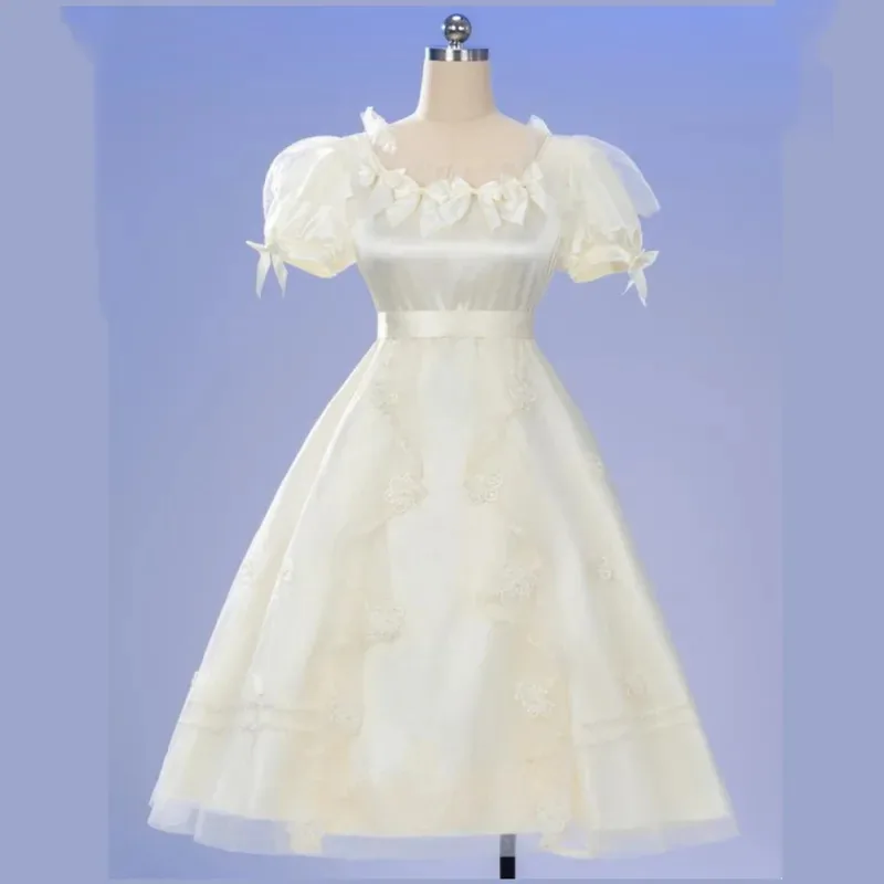 Костюм для косплея Game Identity V Memory Little Girl Eurydice, летнее белое платье принцессы, парик, женский кавайный костюм для дня рождения, 2 дюйма