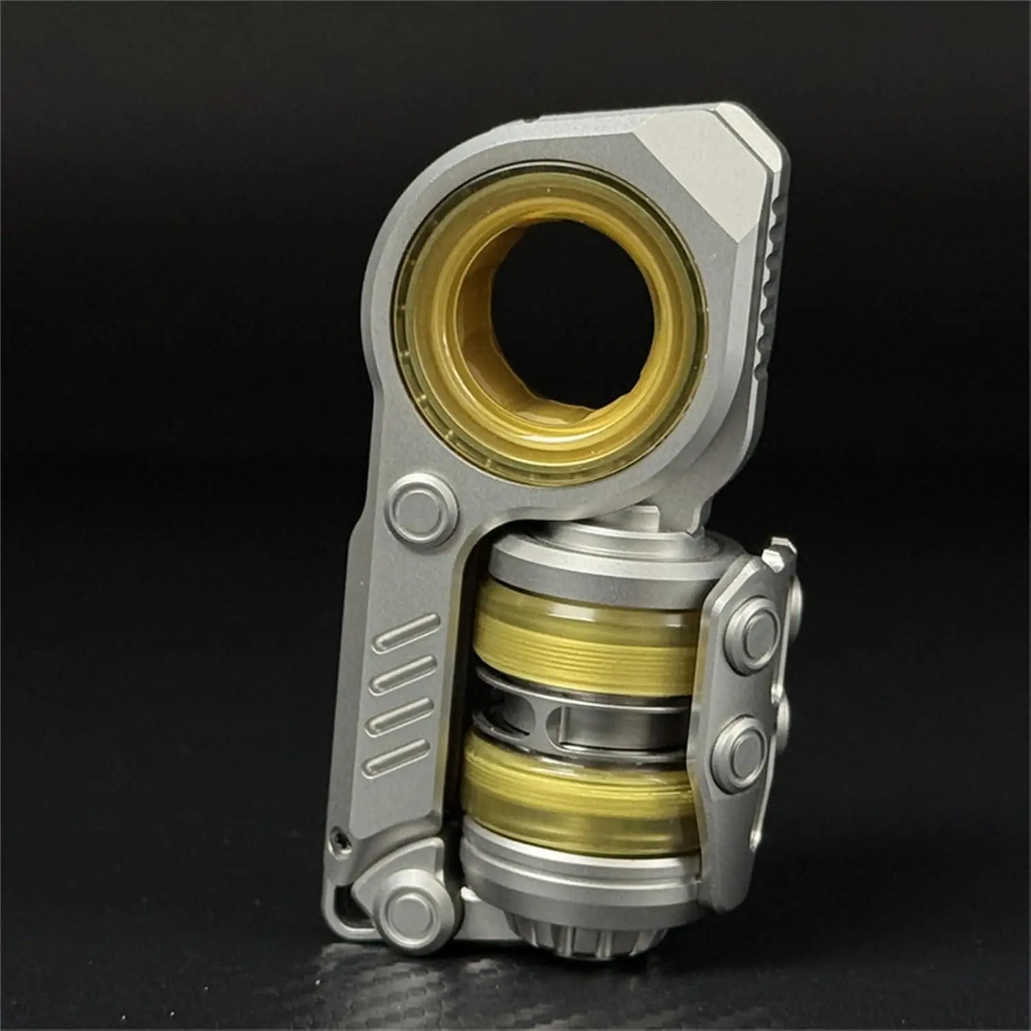 GobiggeR Sinian PEI Stemvork Fidget Slider Anti Stress Rvs Duwen Ei ADHD EDC Fidget Spinner Speelgoed