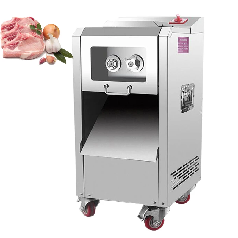 

2200W Fresh Meat Cutting Machine Commercial Electric Meat Slicer Meat Cutter Machine Vegetable Cutter