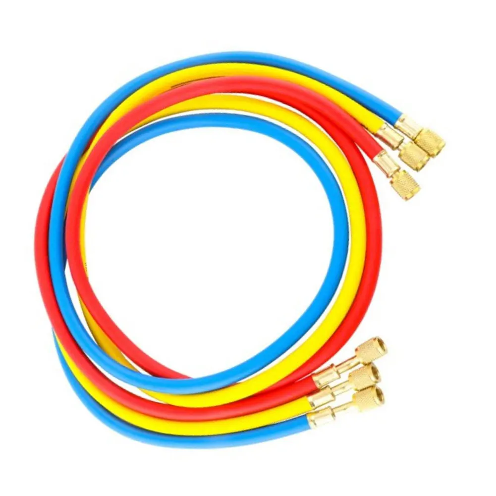 

3pcs Filling Tube Car Air Conditioning Filling Pipe For R410 R22 R134a Power Tools Replacement Fluorine-filled Tube Parts