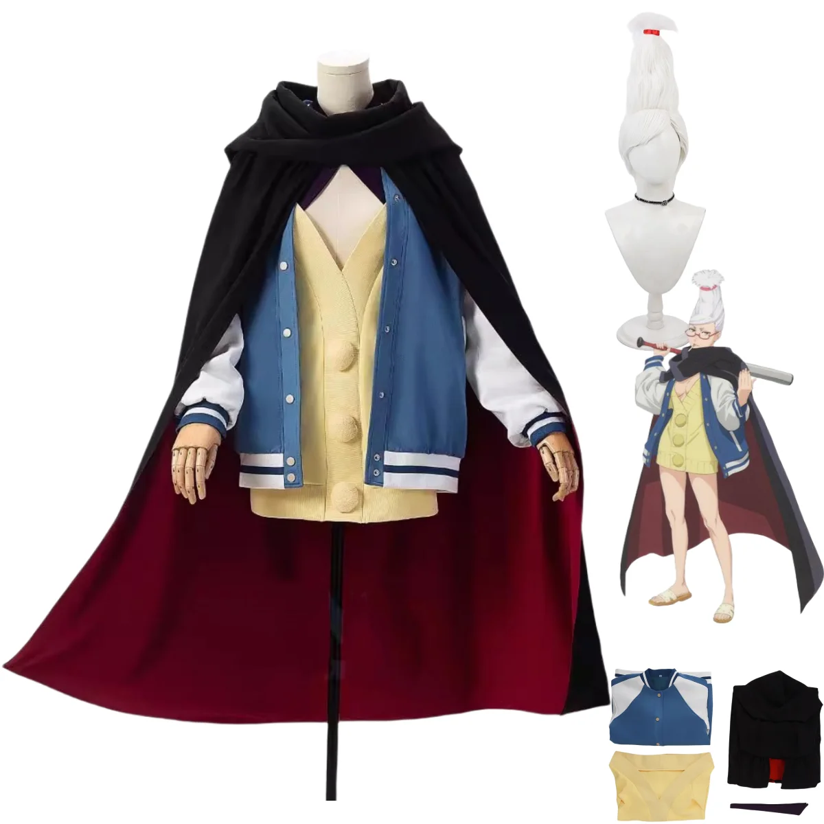 Anime Dandadan Seiko Ayase Cosplay Costume DAN DA DAN Athletic Wear Coat Hoodies Wig Woman Sexy Kawaii Carnival Party Suit