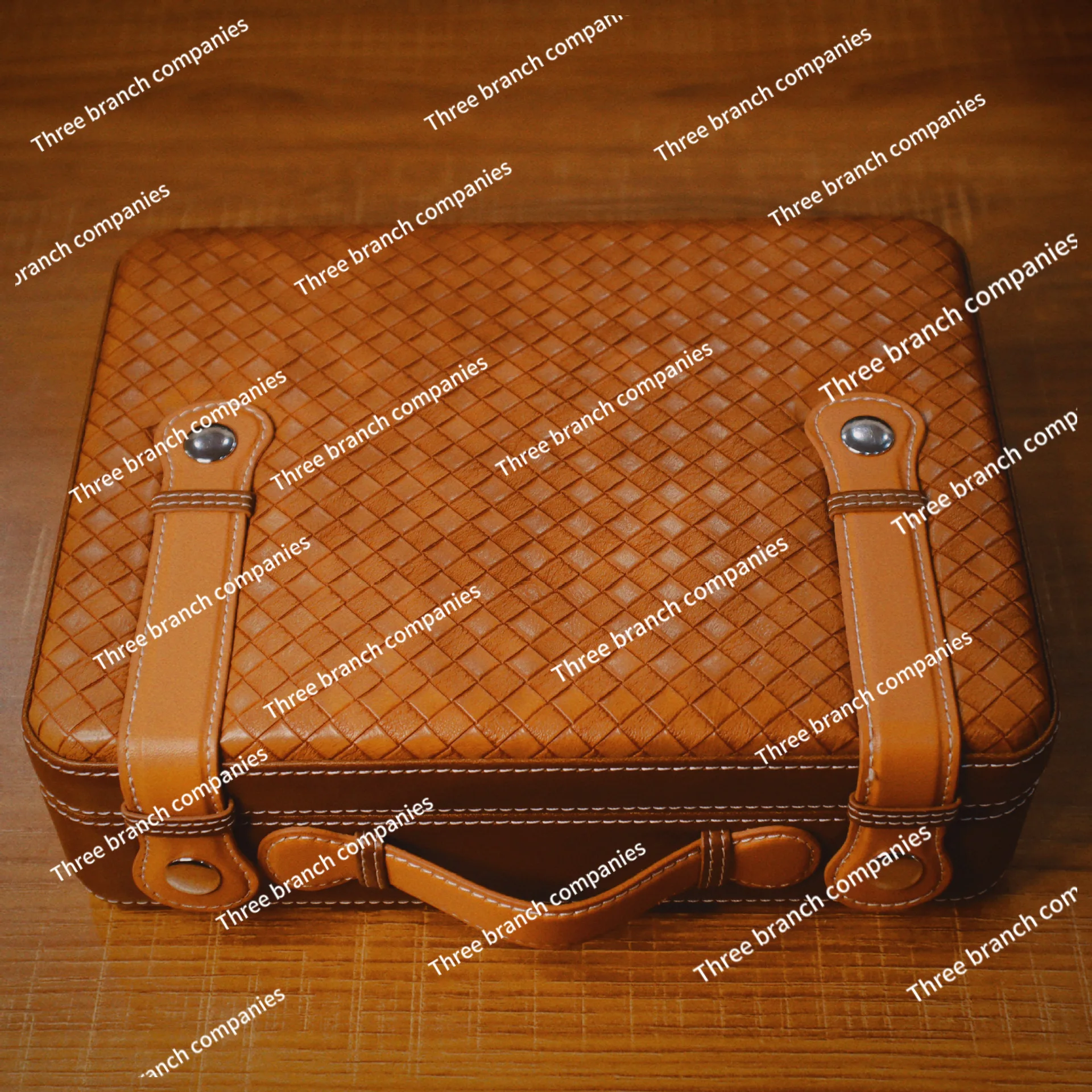 

Portable Fashion Portable Cigar Moisturizer 30 pcs Capacity Leather Flip Cedar Wooden Box
