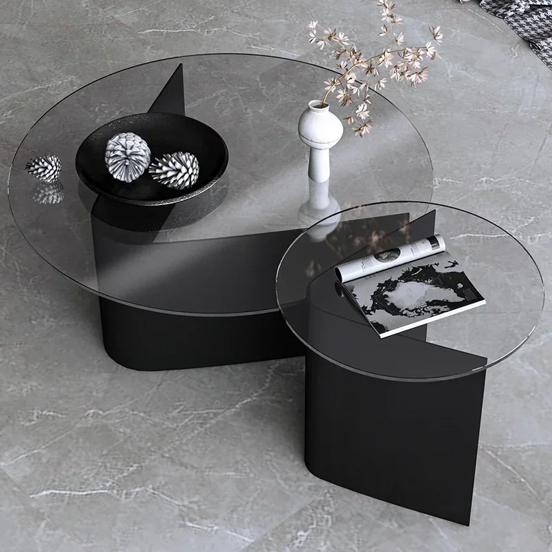 Luxury Center Coffee Tables Modern Large Lateral Unique Bistro Glass Coffee Tables Designer Couchtisch Lounge Suite Furniture