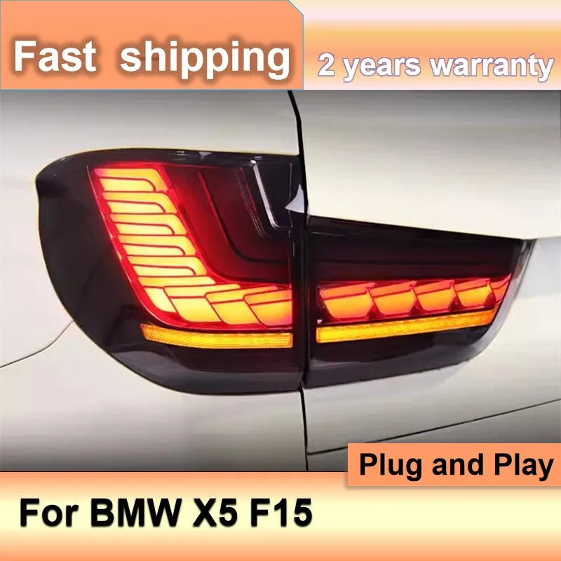 

Car Accessories for BMW X5 Tail LED Lamp 2014-2018 F15 Taillights Rear DRL Fog Brake Turn Signal Reversing